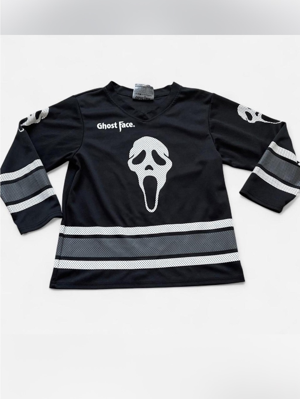 Icon of Halloween ghost face jersey